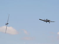 G-BDPJ @ EGBP - towing G-IZII, Swift Aerobatic Display Team - by Chris Hall