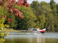C-GNRE - Taxiing for takeoff  Barnes Lake, Quebec - by Peter Marshall, Marshall Ikonography