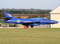G-BXKF @ EGBP - Delta Jets Ltd, Painted in Blue Diamond colours and wearing the serial no. XL577 - by Chris Hall