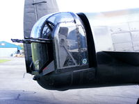 PA474 @ EGBP - rear gun turret - by Chris Hall