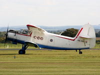HA-MKF @ EGBP - Displaying at the Kemble Battle of Britain weekend - by Chris Hall