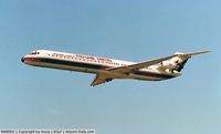 N980DC @ EGLF - Modified with an unducted propfan. Scrapped 1994 Sherman, Grayson County, Texas - by moxy