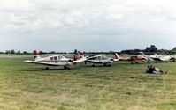 G-AZWE @ EGTC - Head of the line at the 1982 PFA Rally