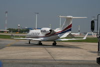 9H-AFB @ EBBR - Taxiing to leave General Aviation apron
