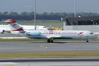 OE-LVJ @ VIE - Austrian arrows Fokker F-100