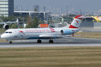 OE-LVJ @ VIE - Austrian arrows Fokker F-100 - by Joker767