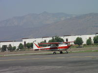 N2517J @ POC - Taxiing to 26L - by Helicopterfriend