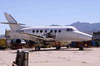N317PX @ KIGM - Being dismanteled - by fabry.michael