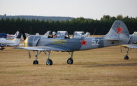 G-CCJK @ EGLM - YAK-52 at White Waltham - by moxy