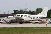 D-GFGH @ KOSH - Landing 27 at OSH - by Todd Royer
