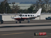 N300WA @ KSMO - N300WA arriving on RWY 21 - by Torsten Hoff