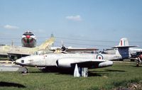 VZ608 @ NEWARK - Meteor FR.9 of the Newark Air Museum as seen in May 1978. - by Peter Nicholson