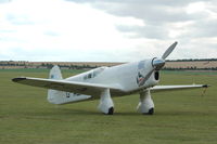 G-AEXF @ EGSU - 3. G-AEXF - This Plane won the 1938 King's Cup Air Race. Pilot: Alex Henshaw - Ave. speed: 236.25 mph.