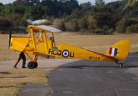 G-AOJJ @ EGLM - Tiger Moth push back at White Waltham - by moxy