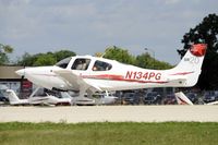 N134PG @ KOSH - Landing 27 at OSH - by Todd Royer