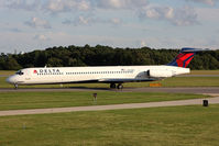N999DN @ ORF - Delta Air Lines N999DN (FLT DAL1729) taxiing to RWY 23 for departure to Hartsfield-Jackson Atlanta Int'l (KATL).