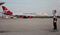 G-VAST @ MCO - Virgin 747-400 - by Florida Metal