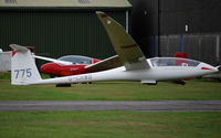 G-CHWB @ EGHL - Schempp-Hirth Duo Discus at Lasham - by moxy