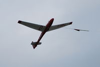 G-DDRJ @ EGHL - Schleicher Ka.13 on the cable at Lasham - by moxy