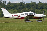 G-BTGZ @ EGTB - Heading for departure after visiting Aero Expo 2009. - by MikeP