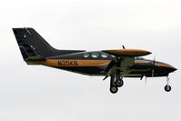N35KN @ EGGP - Arriving at Liverpool Airport - by Chris Hall