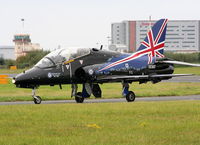 XX307 @ EGGP - Royal Air Force solo display Hawk - by Chris Hall