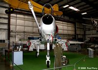 148543 @ RIC - Showing off the old A-4C refueling probe, before the carriage of the AGM-45 Shrike ARM.  After the Shrike, the probes were double-bent, to clear the nose, and keep it clear of any metal.
