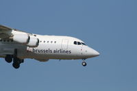 OO-DJL @ EBBR - descending to rwy 02