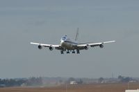 74-0787 @ CID - Shot from the control tower, which is about a mile from the runway 9 threshold. - by Glenn E. Chatfield