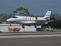 N672QS @ KSMO - N672QS arriving on RWY 21 - by Torsten Hoff