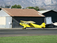 N118DG @ SZP - 2008 Ganzer XPA!8, Micro vortex generators, Continental O-200 100 Hp, Experimental class, taxi off Rwy 22 - by Doug Robertson