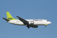 YL-BBY @ EBBR - arrival of flight BT601 to rwy 02 - by Daniel Vanderauwera
