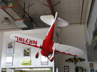 NR718L @ SZP - Granville Bros. GEE BEE Y SENIOR SPORTSTER replica drone, (Wright J-6-9 450 Hp Whirlwind in original) - by Doug Robertson