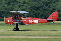PH-VMS @ EBDT - This old Tiger Moth is new in the Dutch civil register. Ex OO-TGM.