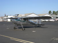 N2029V @ SZP - 1947 Cessna 140 two-strut ragwing, Continental C85 85 Hp, stunning, polished appearance - by Doug Robertson