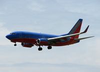 N460WN @ DAL - Landing on 13R at Love Field. - by paulp