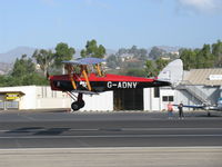 N675LF @ SZP - 1944 DeHavilland DH 82A TIGER MOTH, Gipsy Major I 4 cylinder air-cooled 135 Hp inverted in-line engine, touch & go Rwy 22 - by Doug Robertson