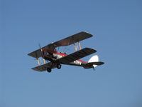 N675LF @ SZP - 1944 DeHavilland DH 82A TIGER MOTH, Gipsy Major I 4 cylinder air-cooled 135 Hp inverted in-line engine, takeoff climb Rwy 22 - by Doug Robertson