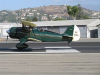 N110AS @ SZP - 2005 Waco Classic YMF-F5C, Jacobs R755B 275 Hp, landing roll Rwy 22 - by Doug Robertson