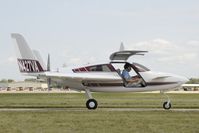 N427VA @ KOSH - Taxi for departure - by Todd Royer