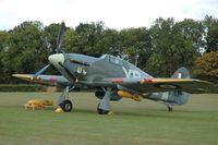 G-HHII @ EGTH - BE505 with dummy bombs at Shuttleworth Autumn Air Display Oct. 09