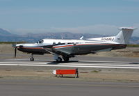 N56RJ @ SQL - 2006 Pilatus Aircraft Ltd PC-12/47 on take-off run - by Steve Nation