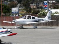 N427MC @ SQL - 2002 Cirrus Design SR22 visiting from Carson City, NV - by Steve Nation