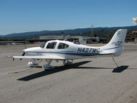 N427MC @ SQL - 2002 Cirrus Design SR22 visiting from Carson City, NV - by Steve Nation