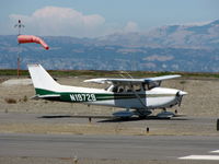 N19729 @ SQL - 1972 Cessna 172L taxiing for take-off - by Steve Nation