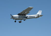 N242CA @ PAO - 2004 Cessna 172S on final - by Steve Nation