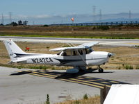 N242CA @ PAO - 2004 Cessna 172S taxiing - by Steve Nation