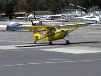 N596JR @ PAO - Champion 7ECA taxiing - by Steve Nation
