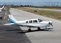 N8256E @ PAO - 1980 Piper PA-28-161 taxiing - by Steve Nation