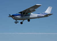N96934 @ PAO - 1979 Cessna 182Q landing - by Steve Nation